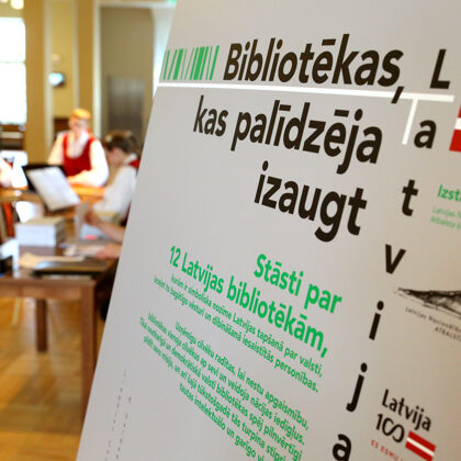 Ceļojošā izstāde "Bibliotēkas, kas palīdzēja izaugt Latvijai"