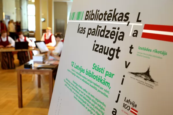 Ceļojošā izstāde "Bibliotēkas, kas palīdzēja izaugt Latvijai"